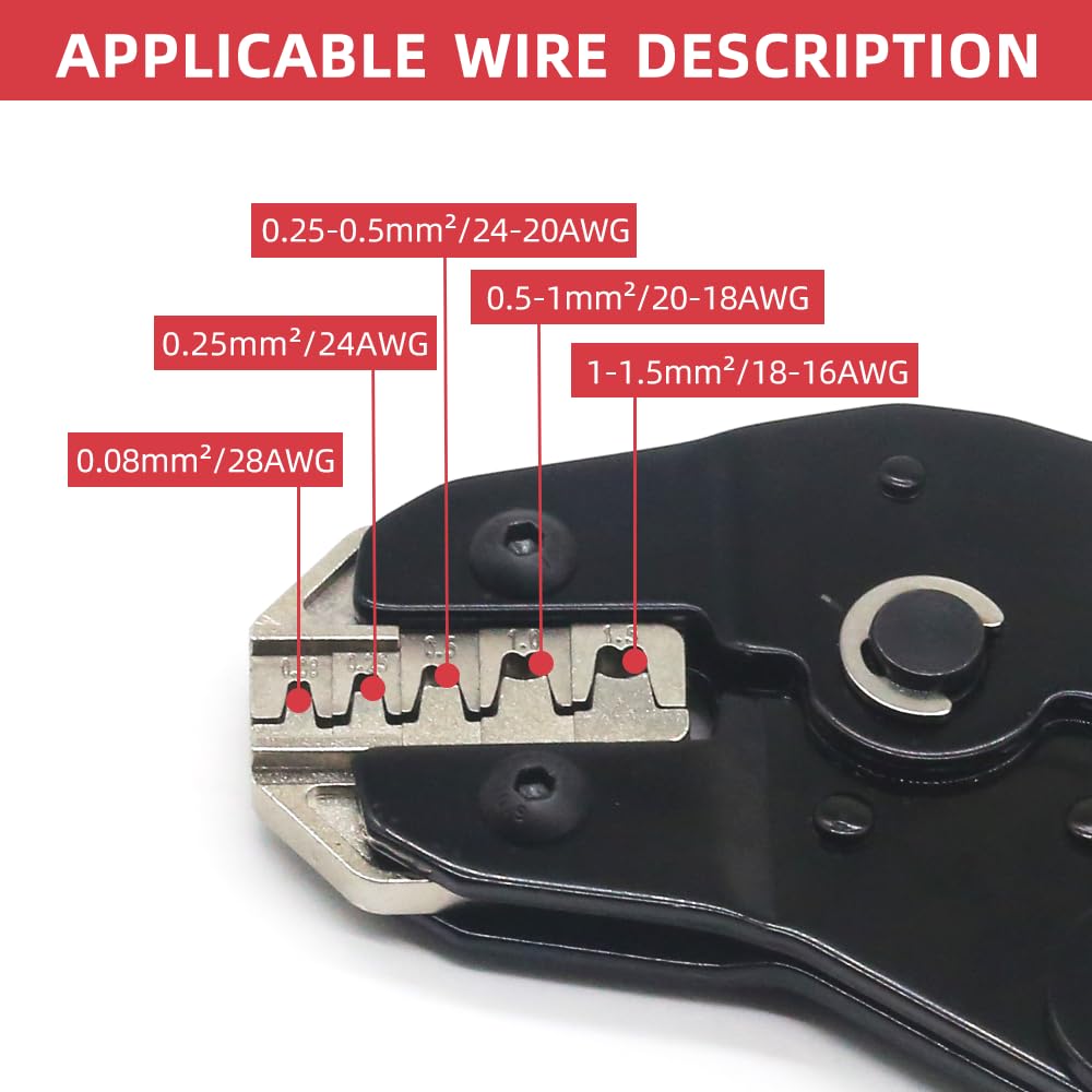 CINLIN SN-68B handles open-barrel terminals for sturdy connections.