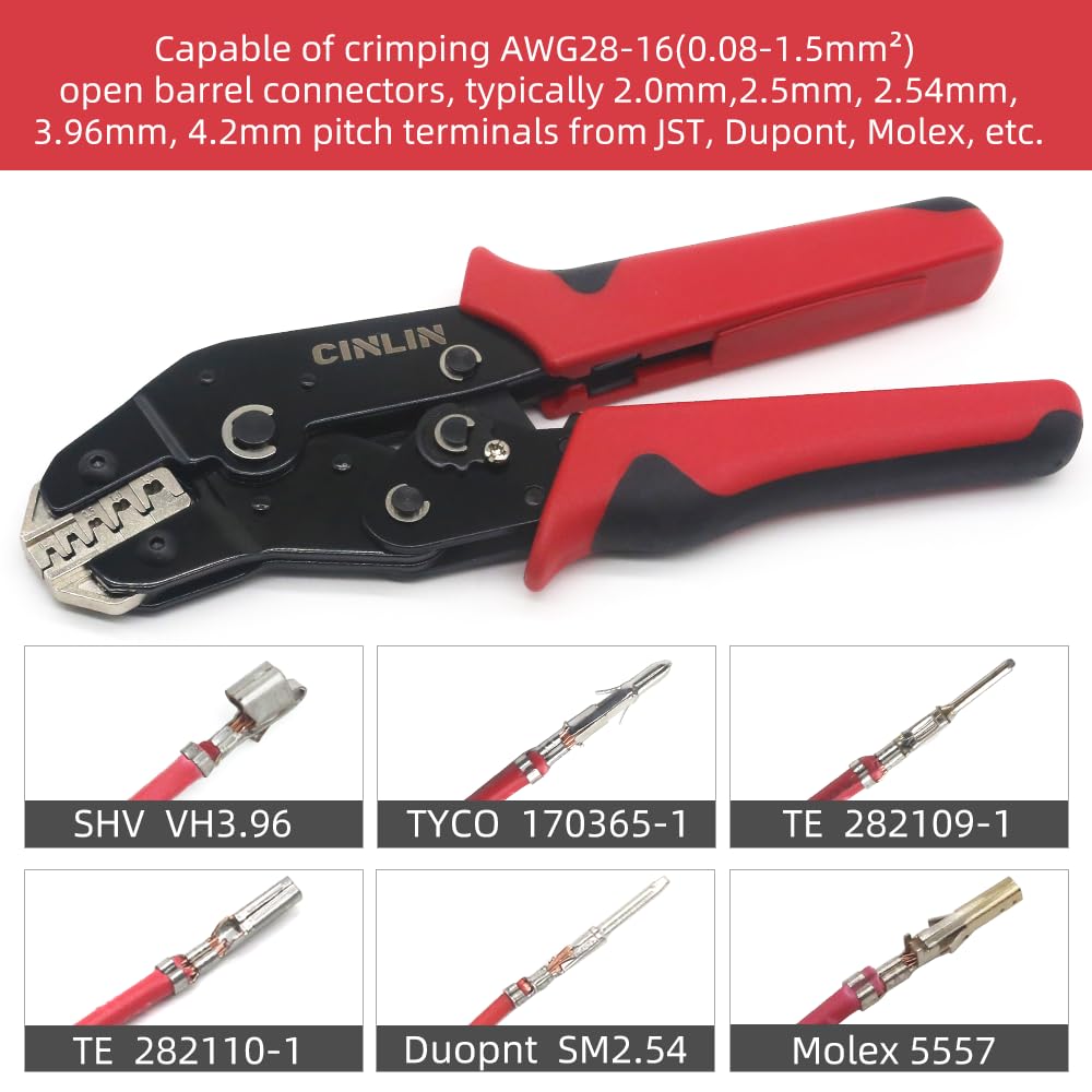 CINLIN SN-68B with XH 2.5mm crimping delivers consistent crimps.