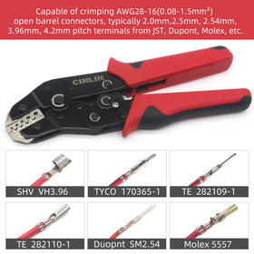 CINLIN SN-68B with XH 2.5mm crimping delivers consistent crimps.