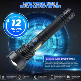 Cinlinso adjustable beam distance provides wide visibility and long-range observation.