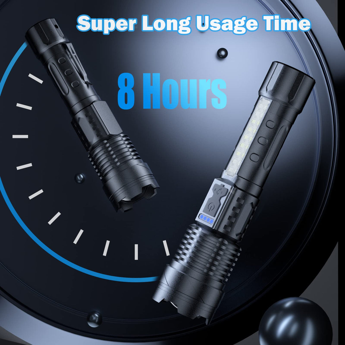 Cinlinso flashlight seven-modes display offers versatile options