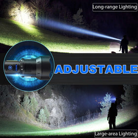 Cinlinso seven-mode flashlight supports camping, emergencies, and work tasks.