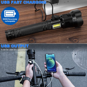 Cinlinso USB charging port doubles as emergency power bank.