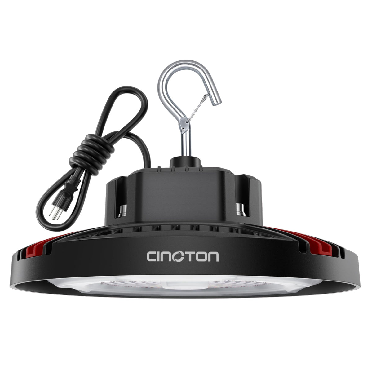 CINOTON 160W UFO LED High Bay Light with 24,000 lm brightness for warehouses