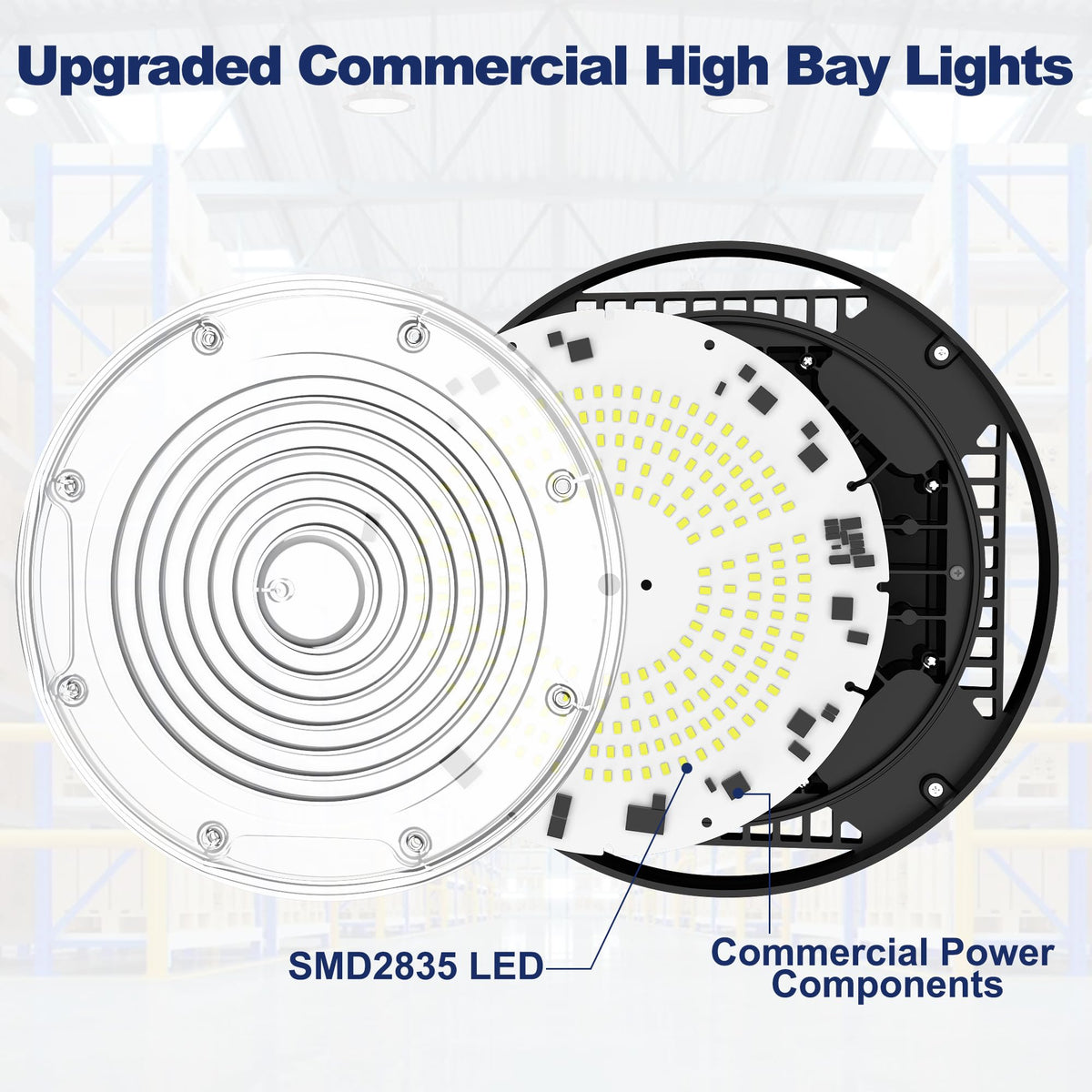CINOTON 160W UFO LED high bay light warehouse lighting solution for large spaces