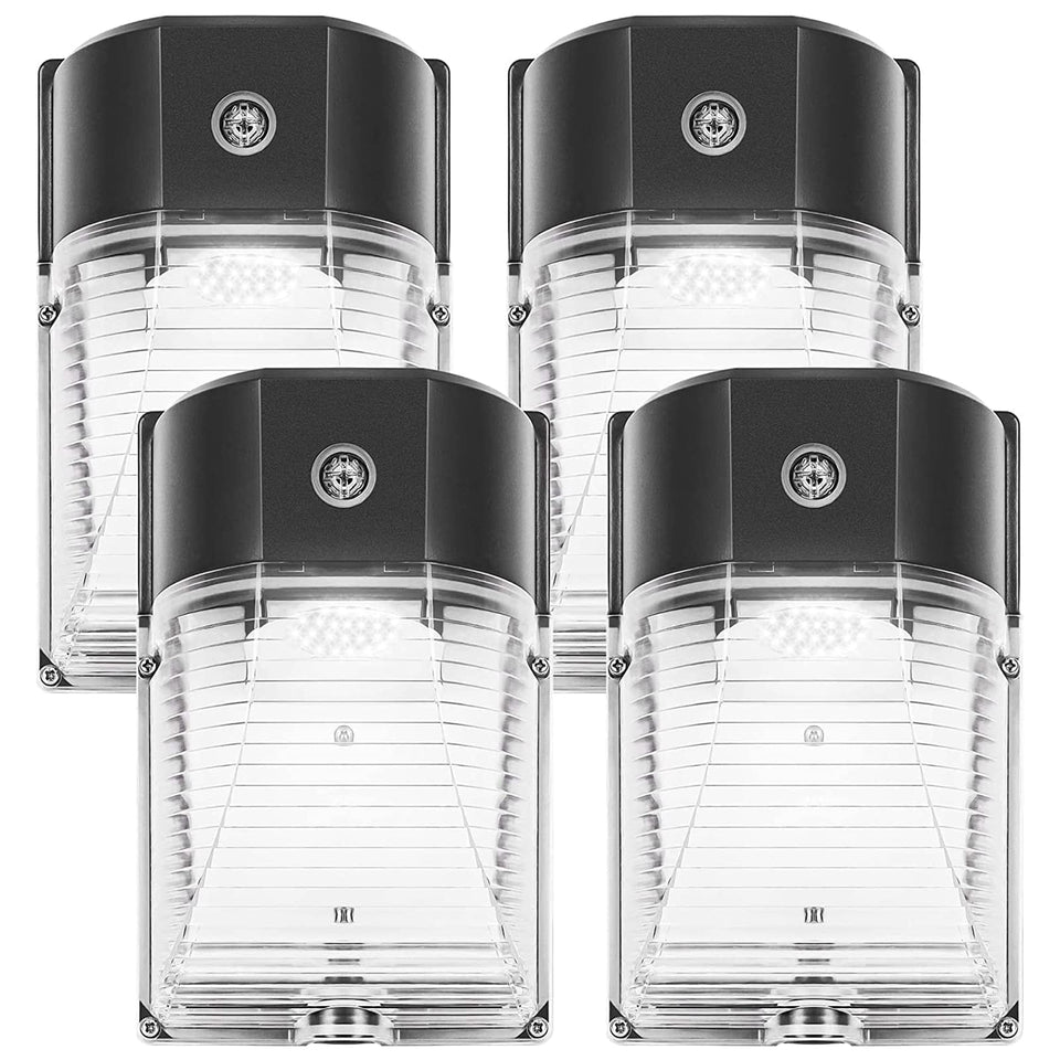 CINOTON 26W wall pack front view showing rugged IP65 outdoor fixture for security lighting