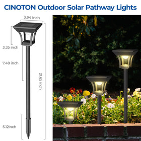 CINOTON holiday decorative lights adding festive curb appeal