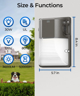 CINOT wall pack with easy installation design