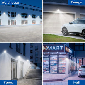 Cinoton security lighting for gardens, streets, porches and storefronts.