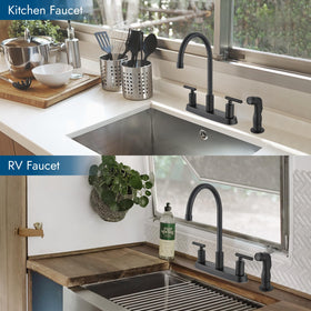Cinwiny 360-degree spout enhances reach for large pots and pans
