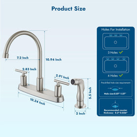 Cinwiny brushed nickel shine resists fingerprints during daily kitchen use