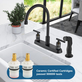 Cinwiny side sprayer for quick dish rinsing and cleanup