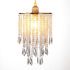 Cioceen acrylic chandelier beads detail highlighting sparkle