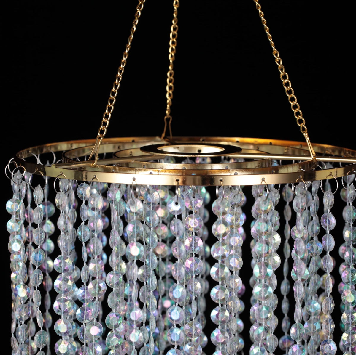 Cioceen acrylic pendant chandelier shimmer for mood lighting