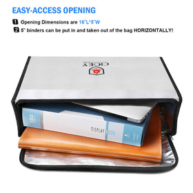 Cioey fireproof bag waterproof exterior guards against water exposure