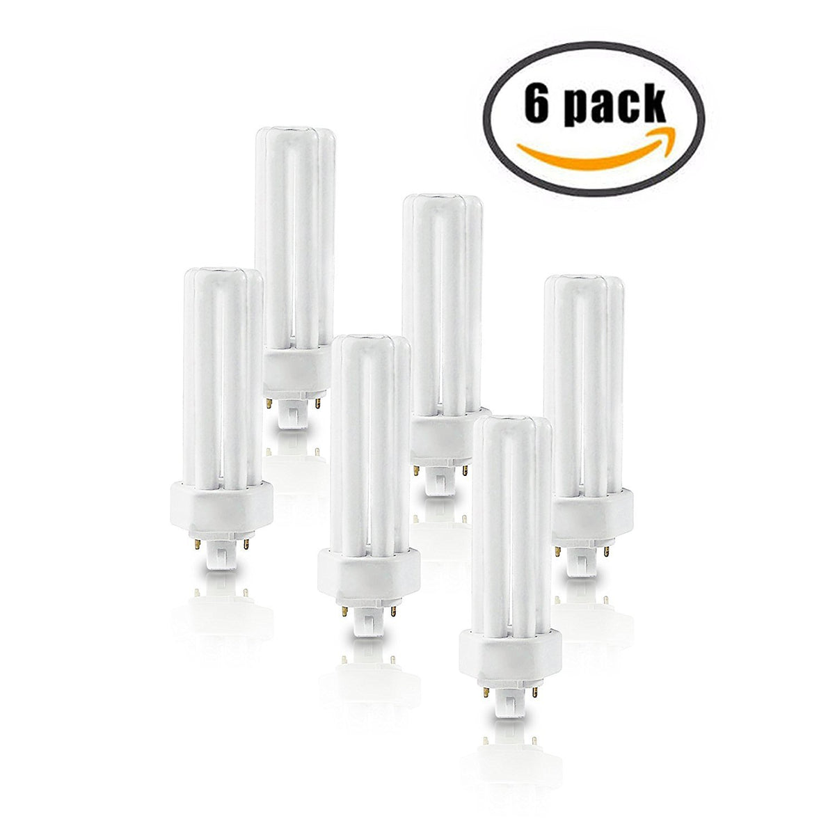 Circle daylight 6500K 1800 lm bulbs offer bright, evenly lit spaces