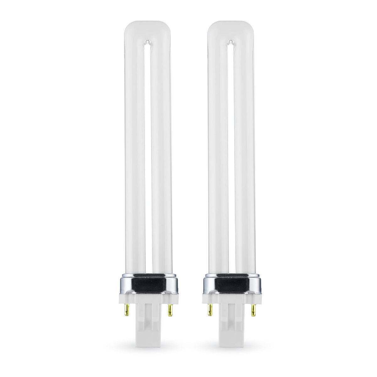 Circle PL-13W 841 GX23 bulb front view with cool white light
