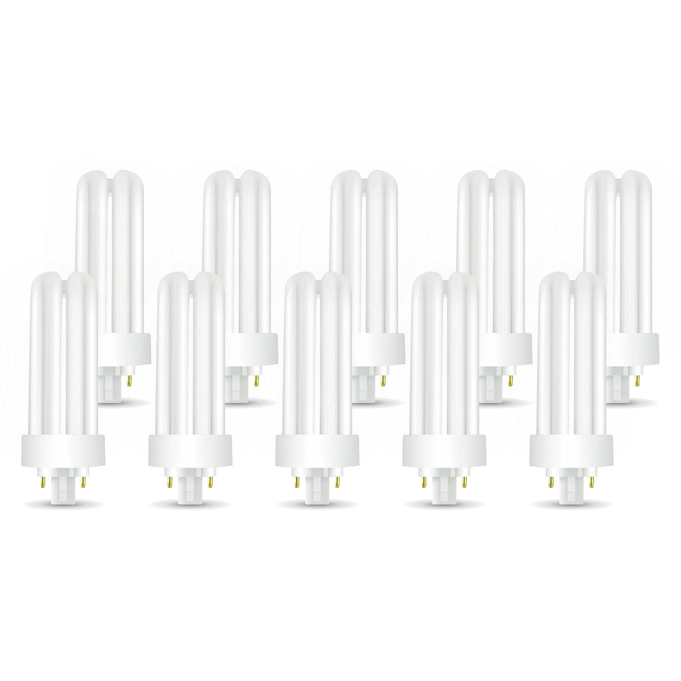 Circle PLT-26W CFL bulb 4-pin GX24q-3 in a 10-pack for bright kitchen lighting