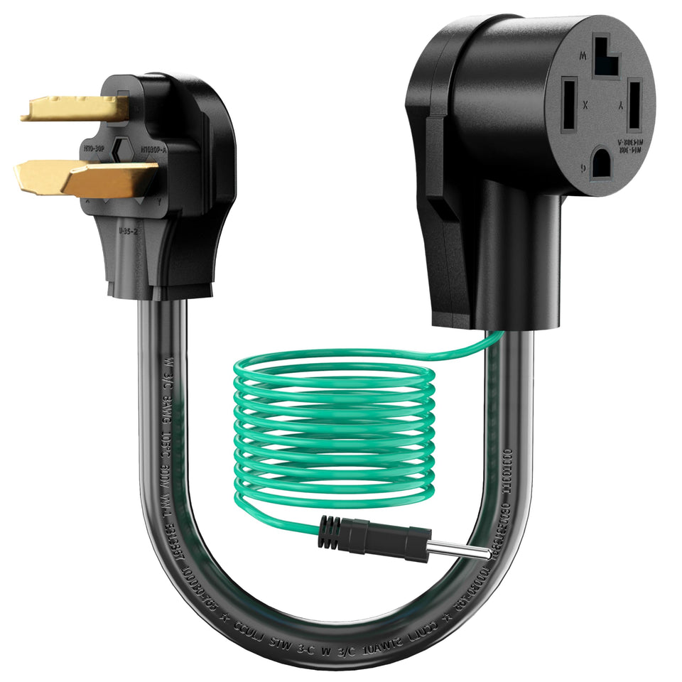 CircleCord dryer adapter 4p-to-3p converts modern to older outlets for safe operation.