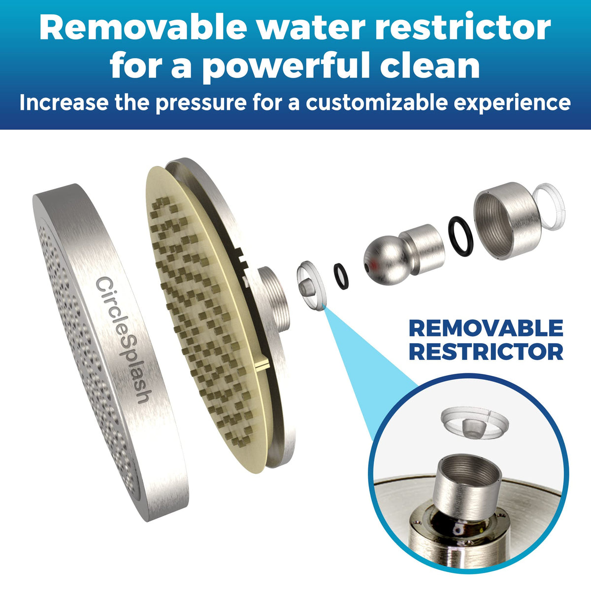 CircleSplash 90 self-cleaning jets emphasize easy maintenance and reduced buildup