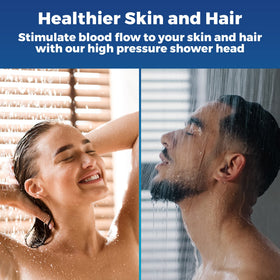 CircleSplash brass ball joint adjustable angle enables flexible shower reach