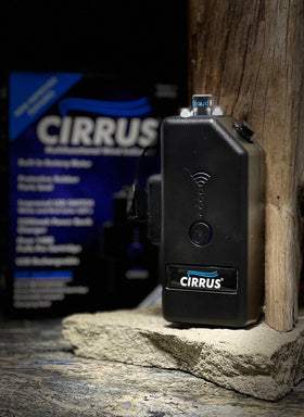 Cirrus wind indicator pack contents with lanyard and USB cable.