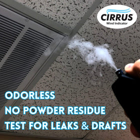 Cirrus wind indicator power bank enables on-site phone or tool charging.
