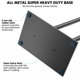 Cisily heavy-base non-slip toilet paper holder stays steady on tile floors