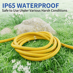 Cismorvex 50ft lighted extension cord suitable for tools, lighting, and landscaping.