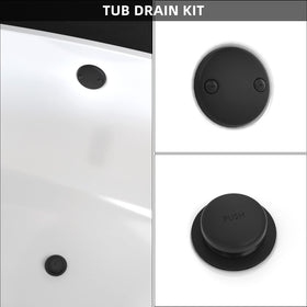Citymoor tiptoe mechanism simplifies drain operation for all ages.