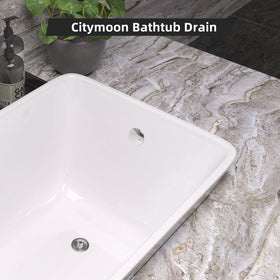 Citymoor chrome overflow faceplate with two holes for a tidy fit