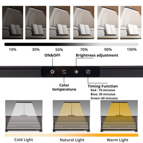 CIVHOM piano light color and brightness options for comfortable study