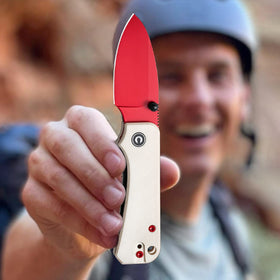 CIVIVI Baby Banter lanyard hole adds carry options.