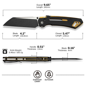 CIVIVI Buster FG designed by Snecx Tan for premium aesthetics.