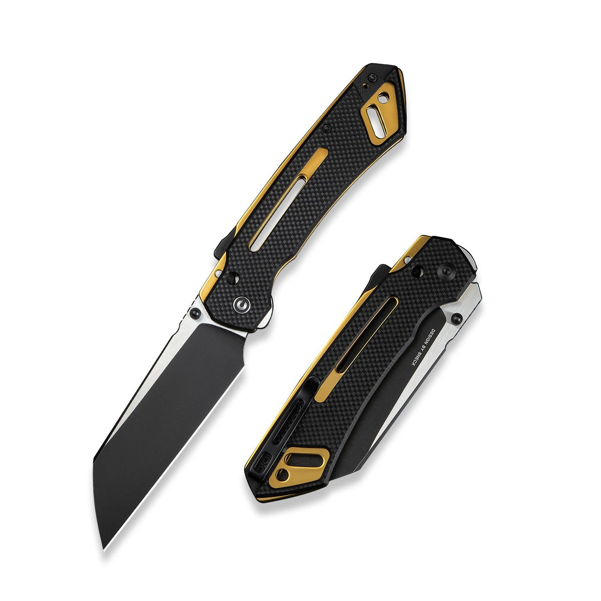CIVIVI Buster FG blade with Nitro-V steel for lasting edge.