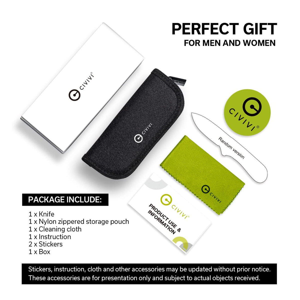 CIVIVI deep-carry clip supports left or right-handed carry