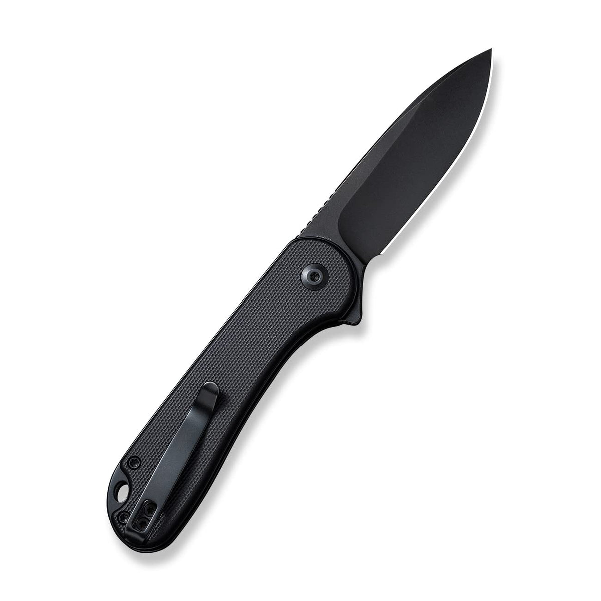 CIVIVI Elementum II cutting a box with versatile edge.