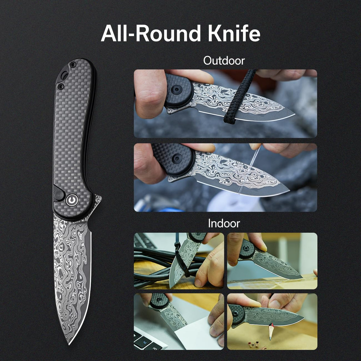 CIVIVI Elementum II deep-carry-clip keeps the knife discreetly handy.