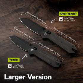 Smooth folding action keeps the blade secure and ready.