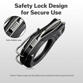 CIVIVI Pyrus Mini in black emphasizes compact pocket carry and security.