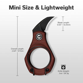 CIVIVI Pyrus Mini Keychain Knife pocket carry on keyring