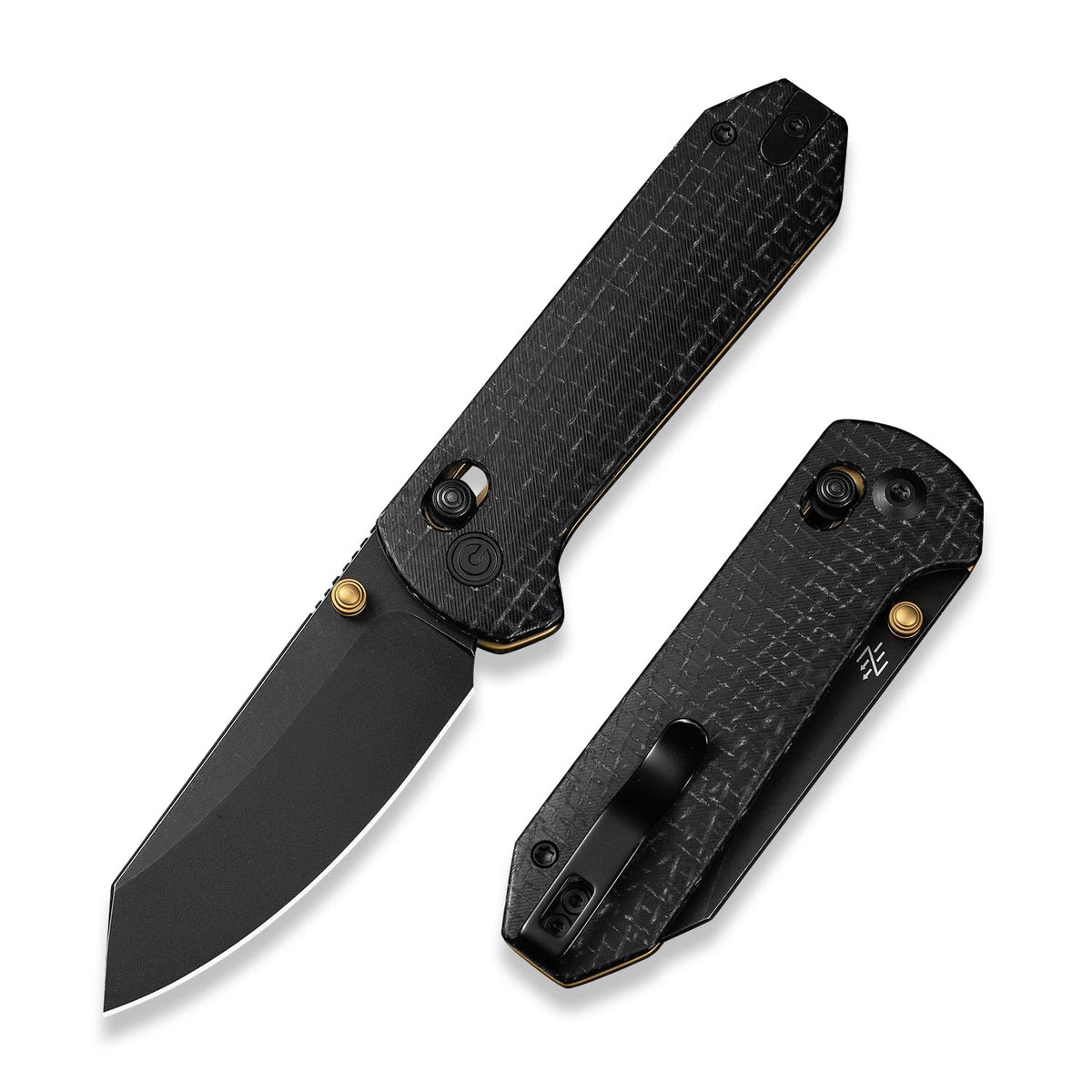 CIVIVI Yonder blade close-up showing 2.88-inch 14C28N steel for precise cuts.