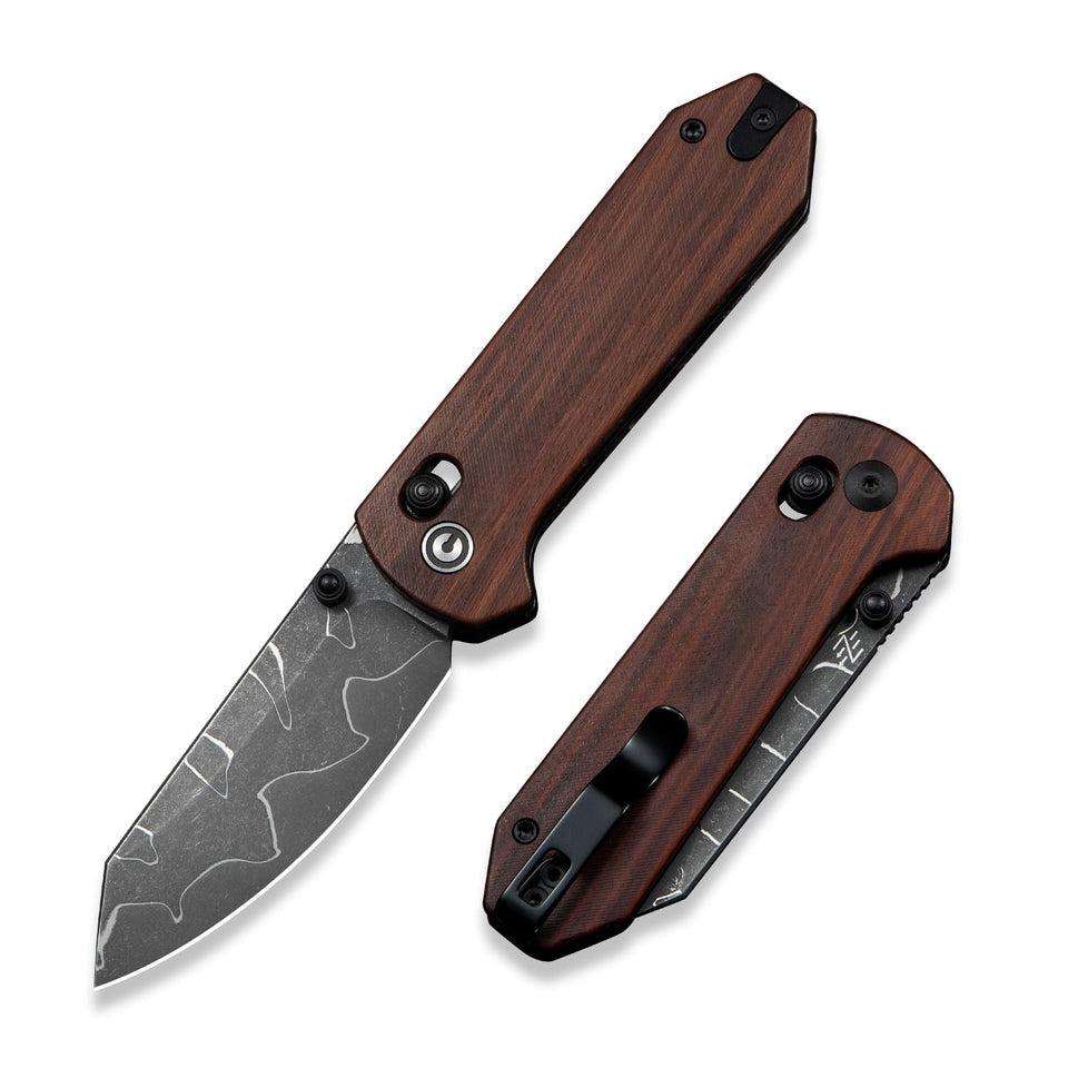 CIVIVI Yonder folding knife with 2.88-inch Damascus blade for versatile everyday tasks.