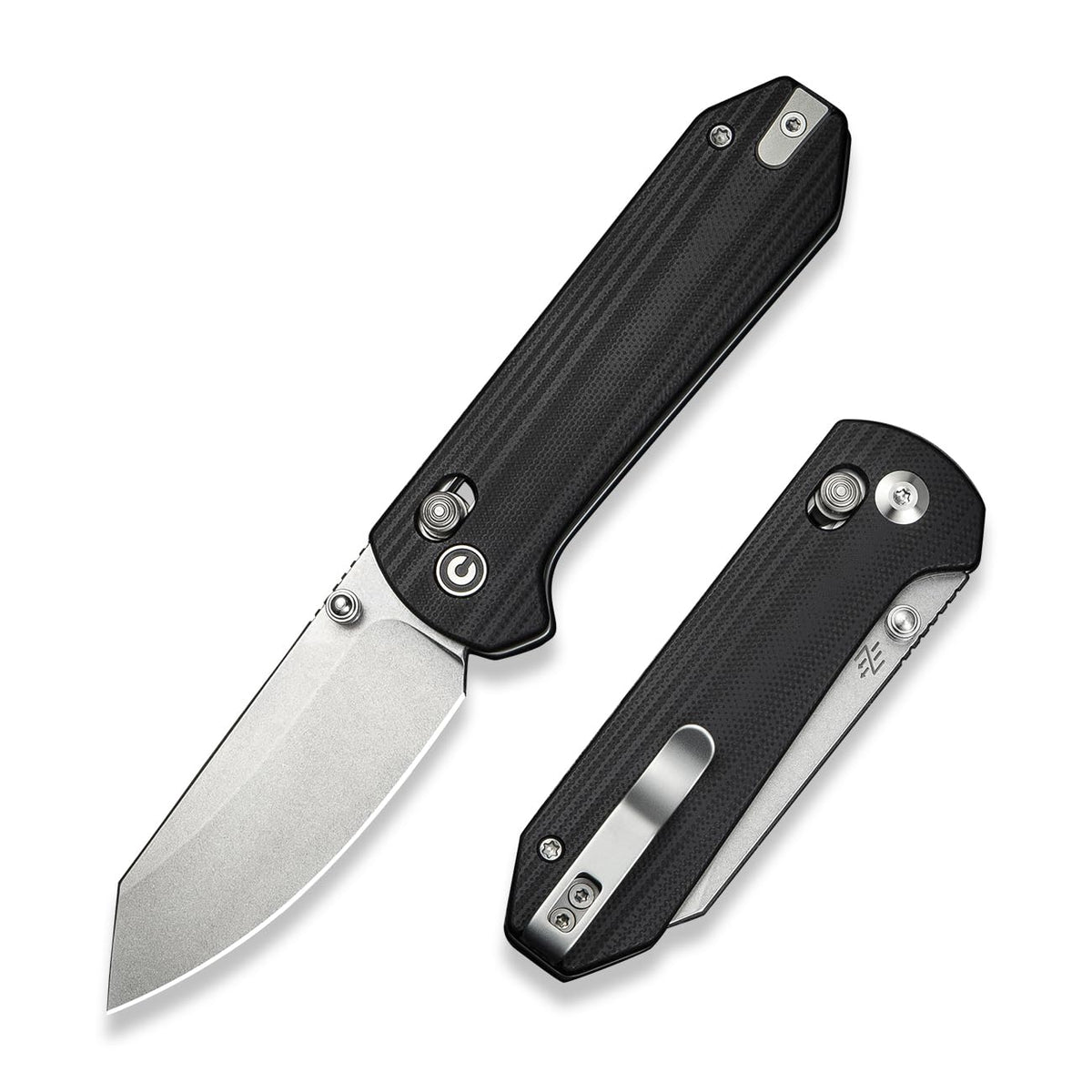 CIVIVI Yonder knife blade close view with sharp 14C28N edge for everyday tasks.