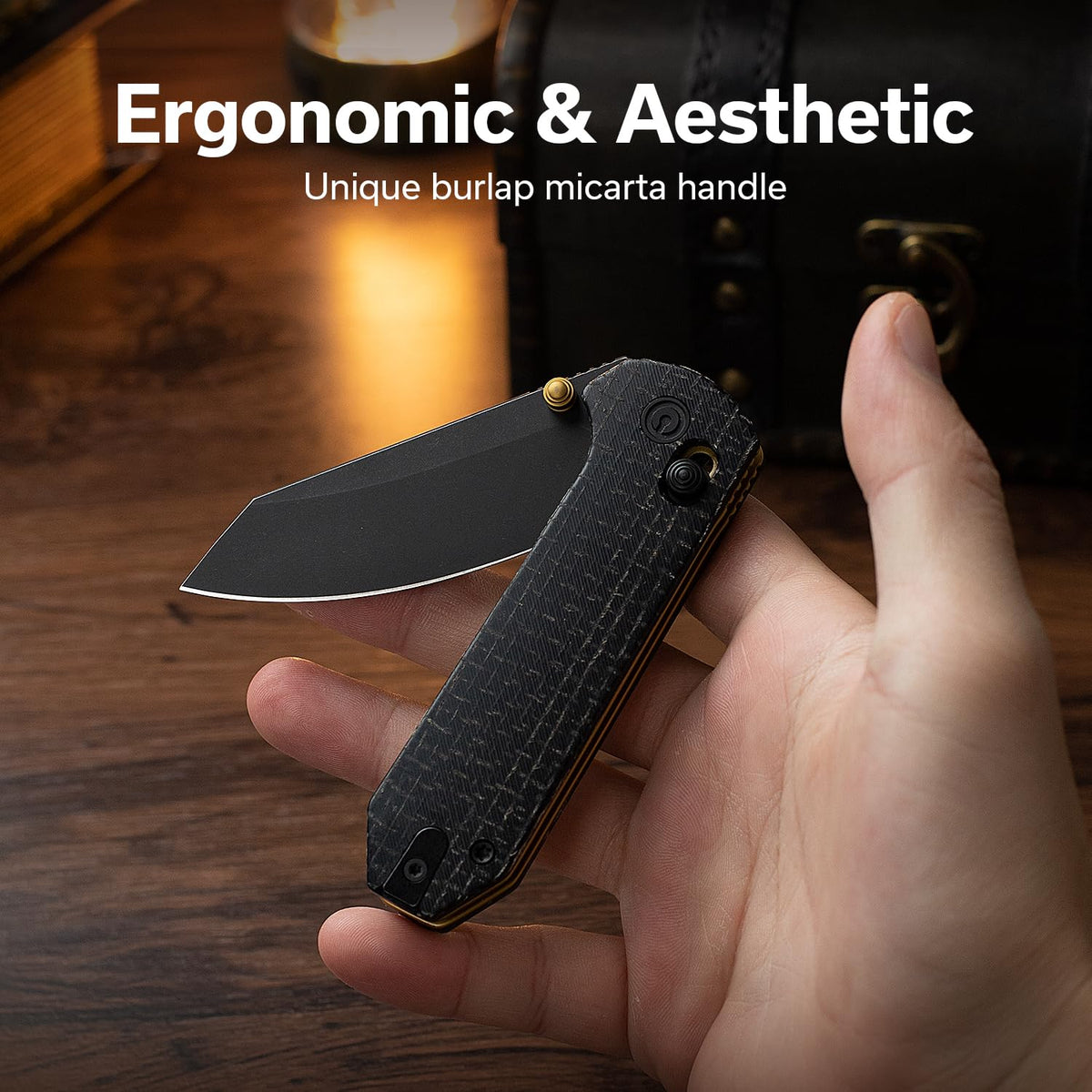 CIVIVI Yonder knife in closed pose for convenient pocket carry.