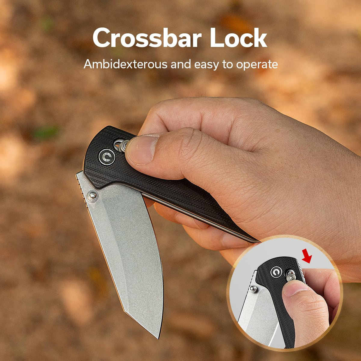 CIVIVI Yonder pocket clip for easy carry and quick access in urban settings.