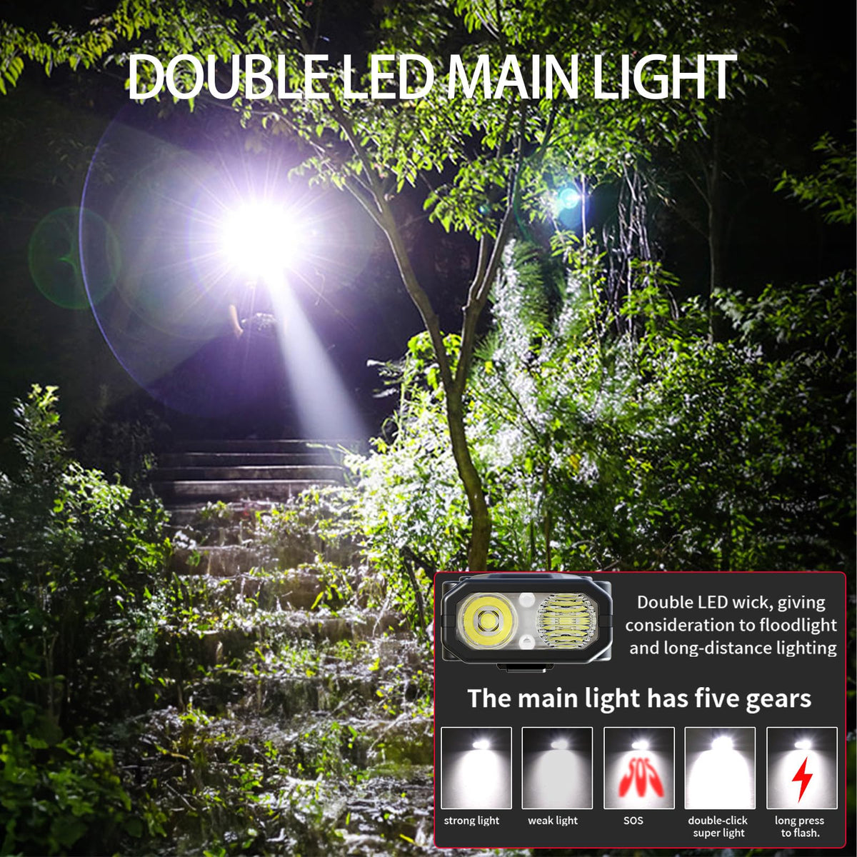 Ciwuzxs DT007 side-light-dial enables quick mode changes