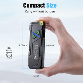 CIWUZXS EDC flashlight with yellow diffuser preserves night vision and reduces glare.