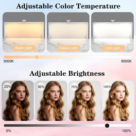 Ciyebst Nail Tech Lamp with phone holder for convenient social sharing during manicures.
