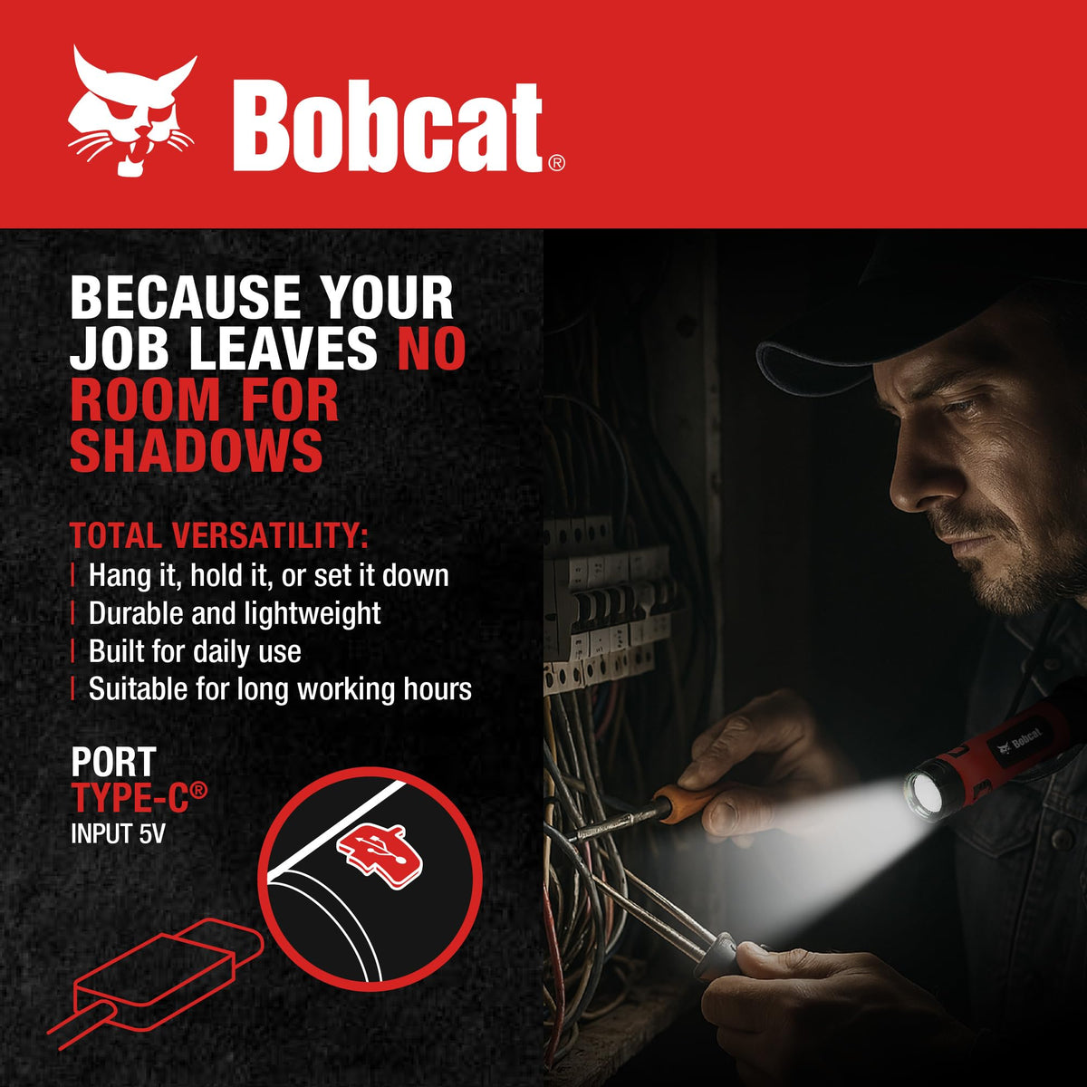 CJ TECH Bobcat neck light's durable materials support daily travel and bedside reading